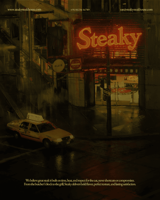 steaky – Food & Beverage identity by digitalsbyavrish, additional view 9 of 9
