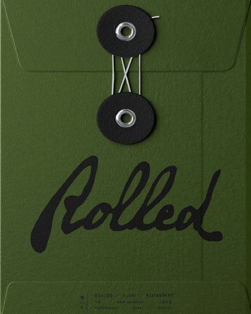 Rolled – Food & Beverage identity by Helocrene, additional view 7 of 9