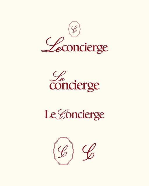 Le Concierge – Hospitality & Travel identity by blue-theory-design-studio, additional view 3 of 8