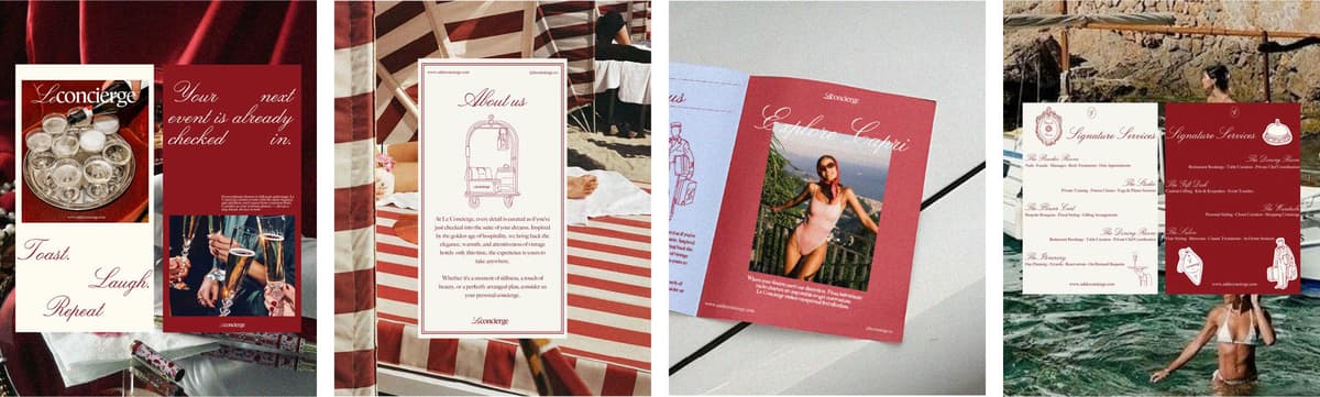 Le Concierge – Hospitality & Travel identity by blue-theory-design-studio, additional view 8 of 8