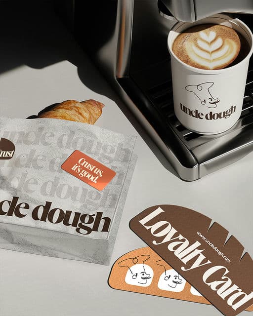 Uncle Dough – Food & Beverage identity by Work Sp Ce, additional view 2 of 9