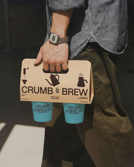 Crumb & Brew – Food & Beverage identity by wesley-jpg, additional view 5 of 9