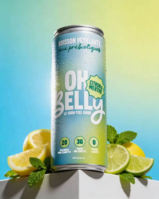 Oh Belly — Probiotic Soda Branding – Food & Beverage identity by clemarastudio, additional view 2 of 8