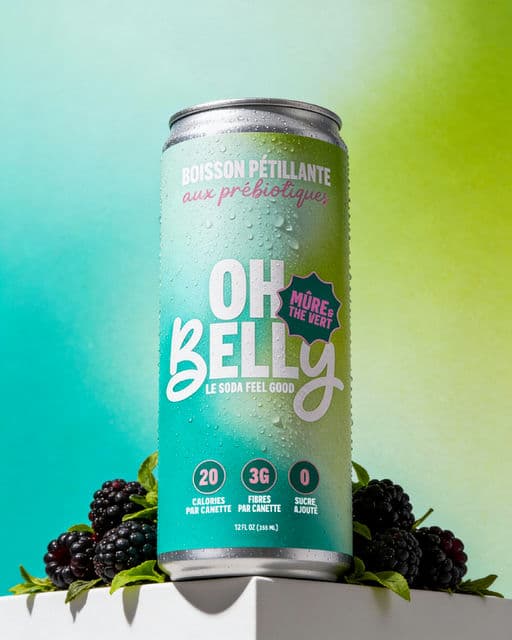 Oh Belly — Probiotic Soda Branding – Food & Beverage identity by clemarastudio, additional view 4 of 8