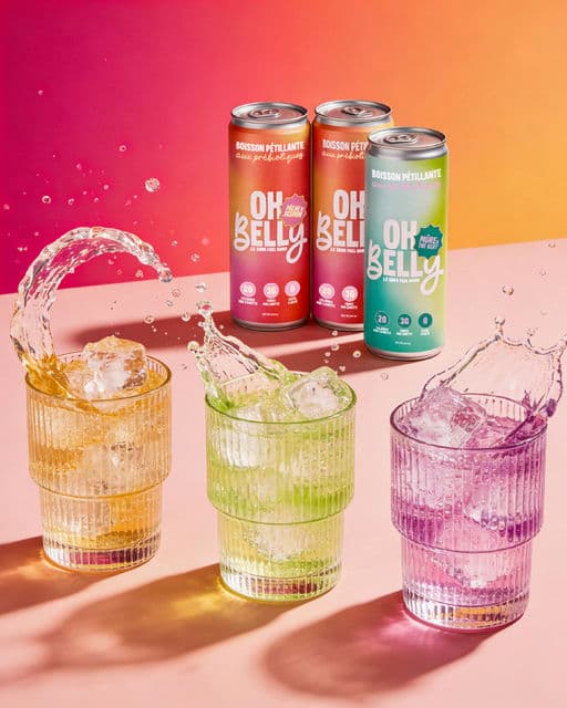 Oh Belly — Probiotic Soda Branding – Food & Beverage identity by clemarastudio, additional view 7 of 8