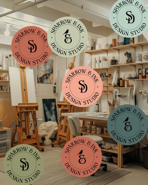 Sparrow & Ink Design Studio – Agency & Studio identity by khushbu-parikh, additional view 2 of 4