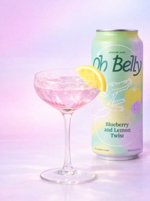 Oh Belly - prebiotic soda – Food & Beverage identity by caps-studio, additional view 5 of 7
