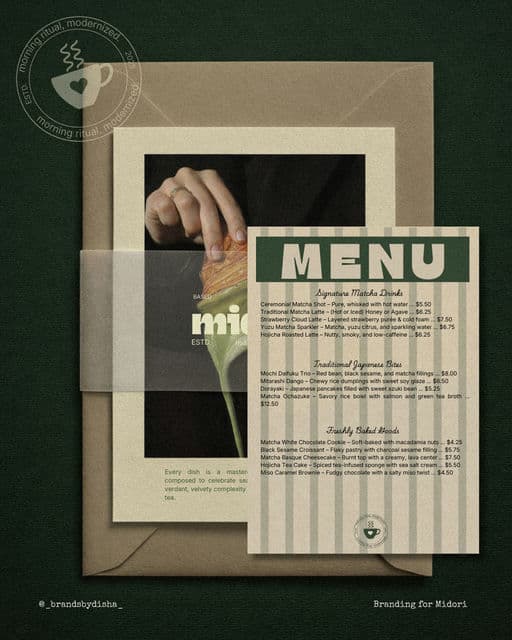 MIDORI – Food & Beverage identity by brands-by-disha, additional view 8 of 9