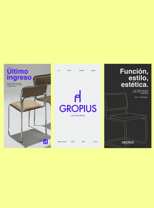 Gropius – Home & Living identity by saraestudioo, additional view 5 of 7