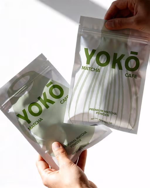 YOKŌ Matcha Cafe – Food & Beverage identity by Jeremiah Haastrup, additional view 7 of 9