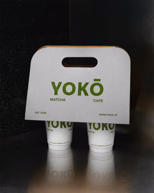 YOKŌ Matcha Cafe – Food & Beverage identity by Jeremiah Haastrup, additional view 2 of 9