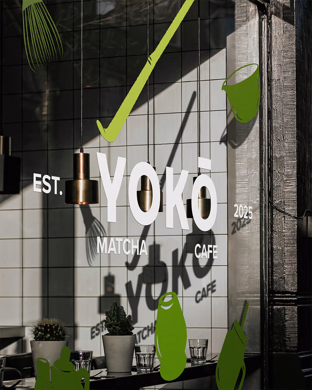YOKŌ Matcha Cafe – Food & Beverage identity by Jeremiah Haastrup
