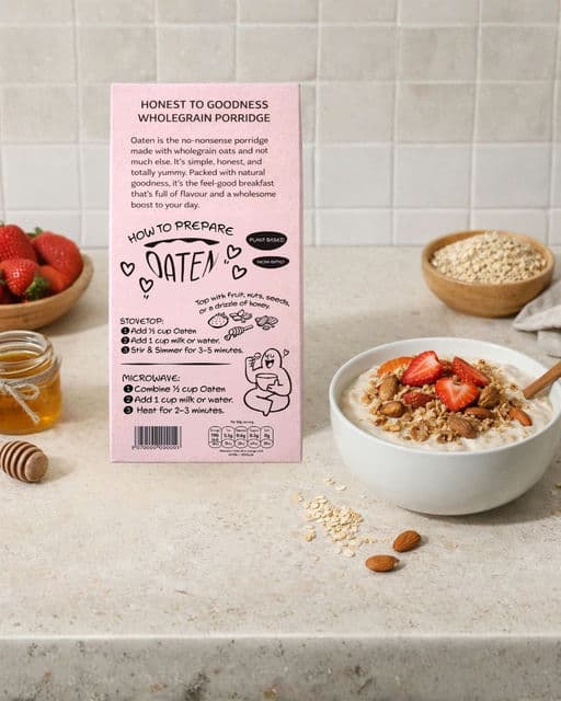 Oaten | Visual Brand Identity Design – Food & Beverage identity by brandingbyel, additional view 4 of 9