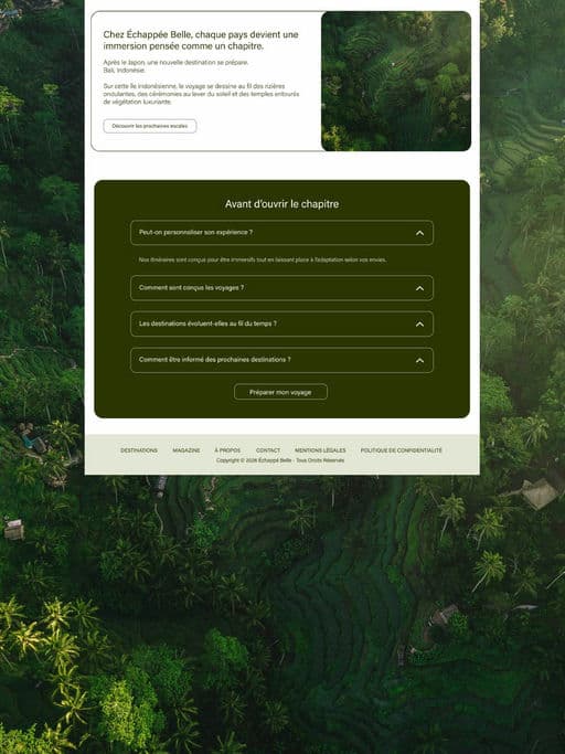 ÉCHAPPÉE BELLE – Hospitality & Travel identity by Libra Studio, additional view 7 of 8