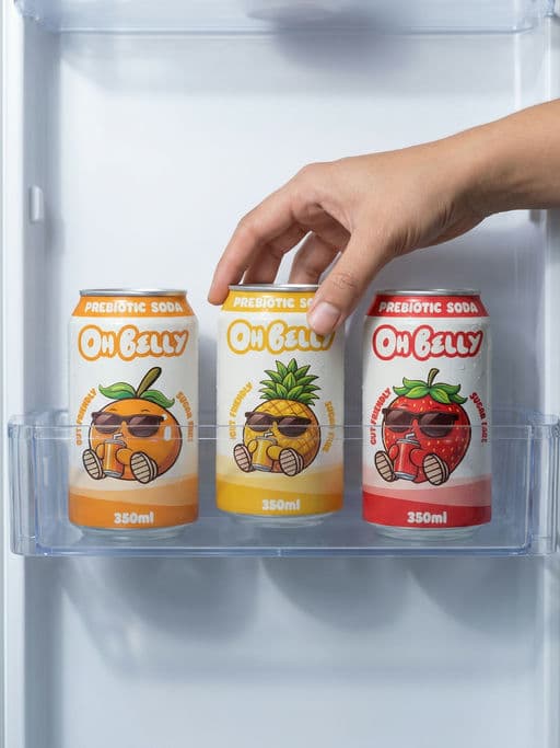 Oh Belly | Can Branding and Packaging – Food & Beverage identity by Husain Studio, additional view 4 of 7