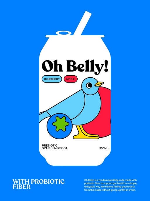 Oh Belly! – Food & Beverage identity by ruvido-studio, additional view 6 of 9
