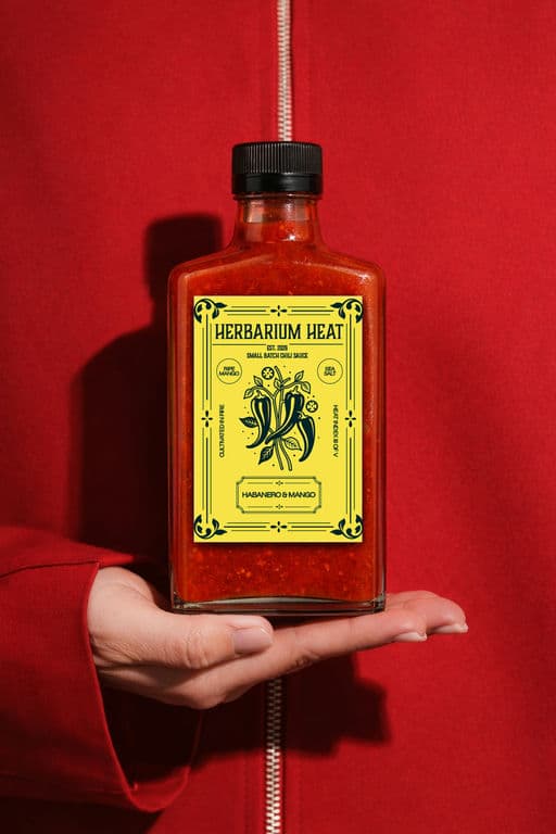 HERBARIUM HEAT 🌶️ – Food & Beverage identity by ana-grpx, additional view 3 of 7