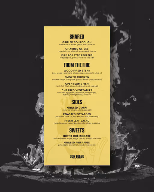 Don Fuego – Food & Beverage identity by wooo.designs, additional view 2 of 8
