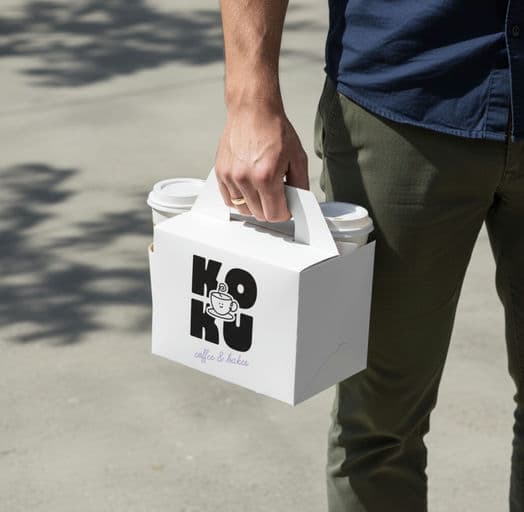 KOKU Coffee Shop Branding