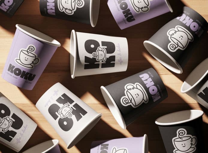 KOKU Coffee Shop Branding