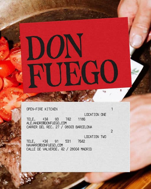 DON FUEGO - Open-flame Kitchen – Food & Beverage identity by wesley-jpg, additional view 8 of 9