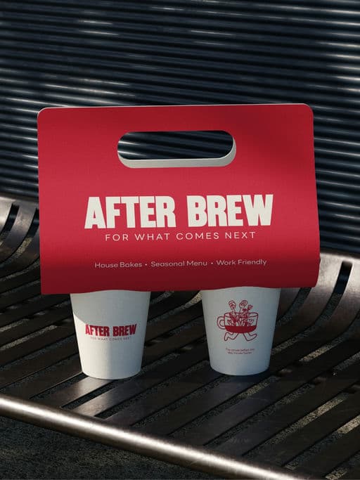 After Brew Cafe – Food & Beverage identity by brands-by-chavi, additional view 3 of 9