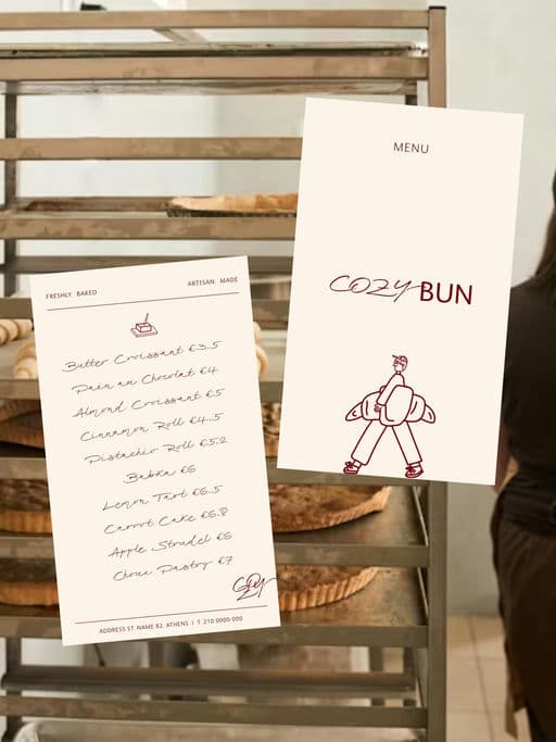 Cozy Bun bakery-cafe – Food & Beverage identity by Panos Kyriopoulos, additional view 9 of 9