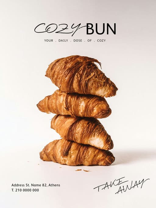 Cozy Bun bakery-cafe – Food & Beverage identity by Panos Kyriopoulos, additional view 2 of 9