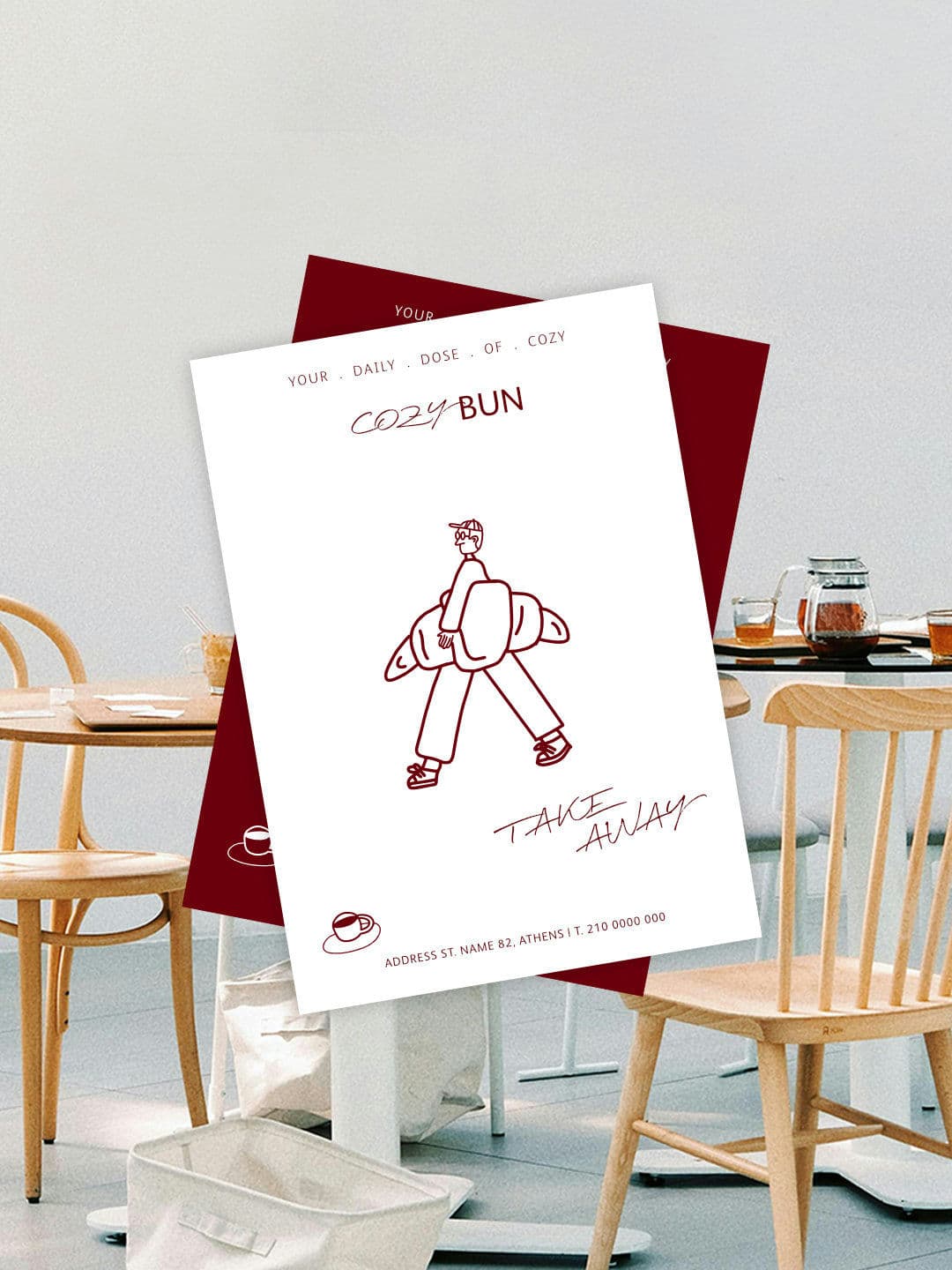 Cozy Bun bakery-cafe – Food & Beverage identity by Panos Kyriopoulos