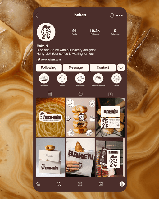 Bake'N — Fresh Energy Meets Honest Baking 🥐