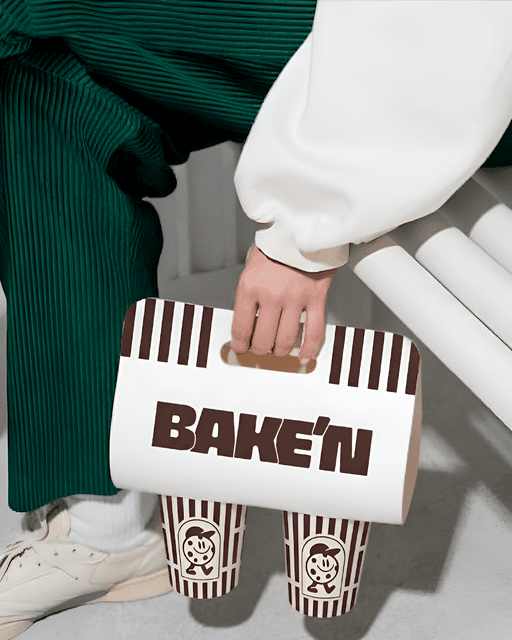 Bake'N — Fresh Energy Meets Honest Baking 🥐 – Food & Beverage identity by Brandingwithsumera, additional view 6 of 9