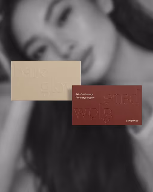 bare glow – Beauty & Personal Care identity by shaharazaad-cc, additional view 4 of 9