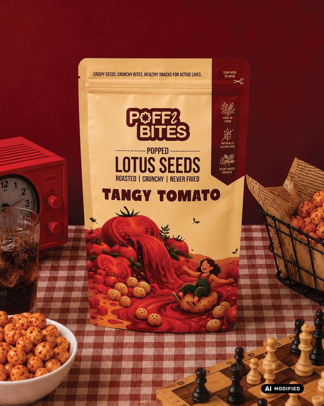 Poffibites | Popped Lotus Seeds – AI MODIFIED