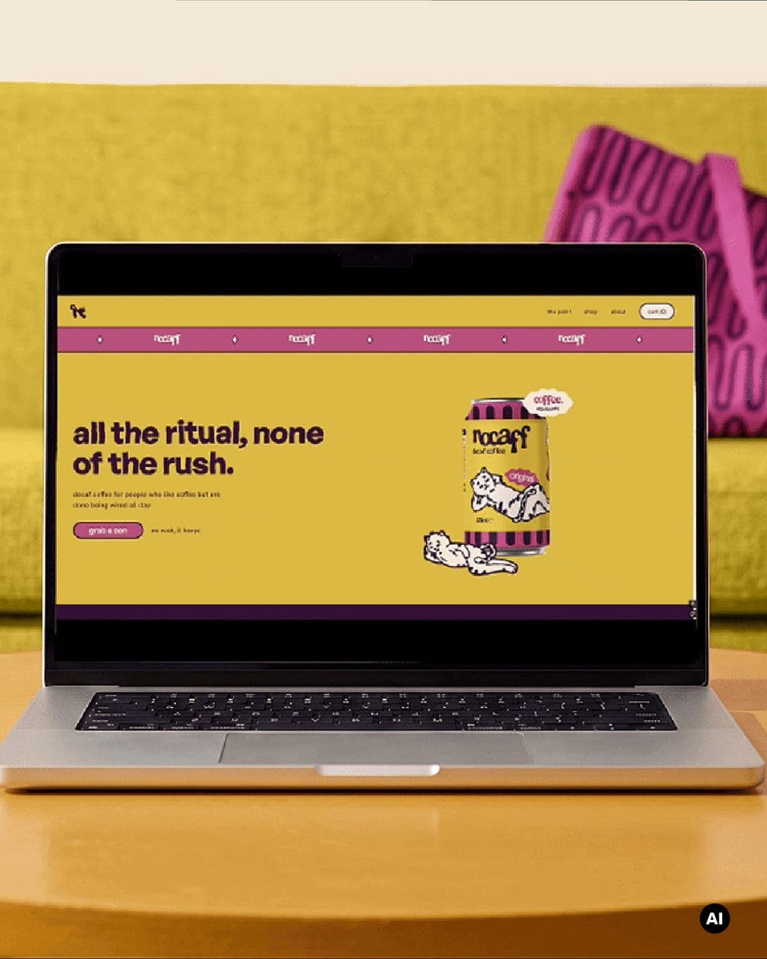 nocaff - Decaf Coffee Branding
