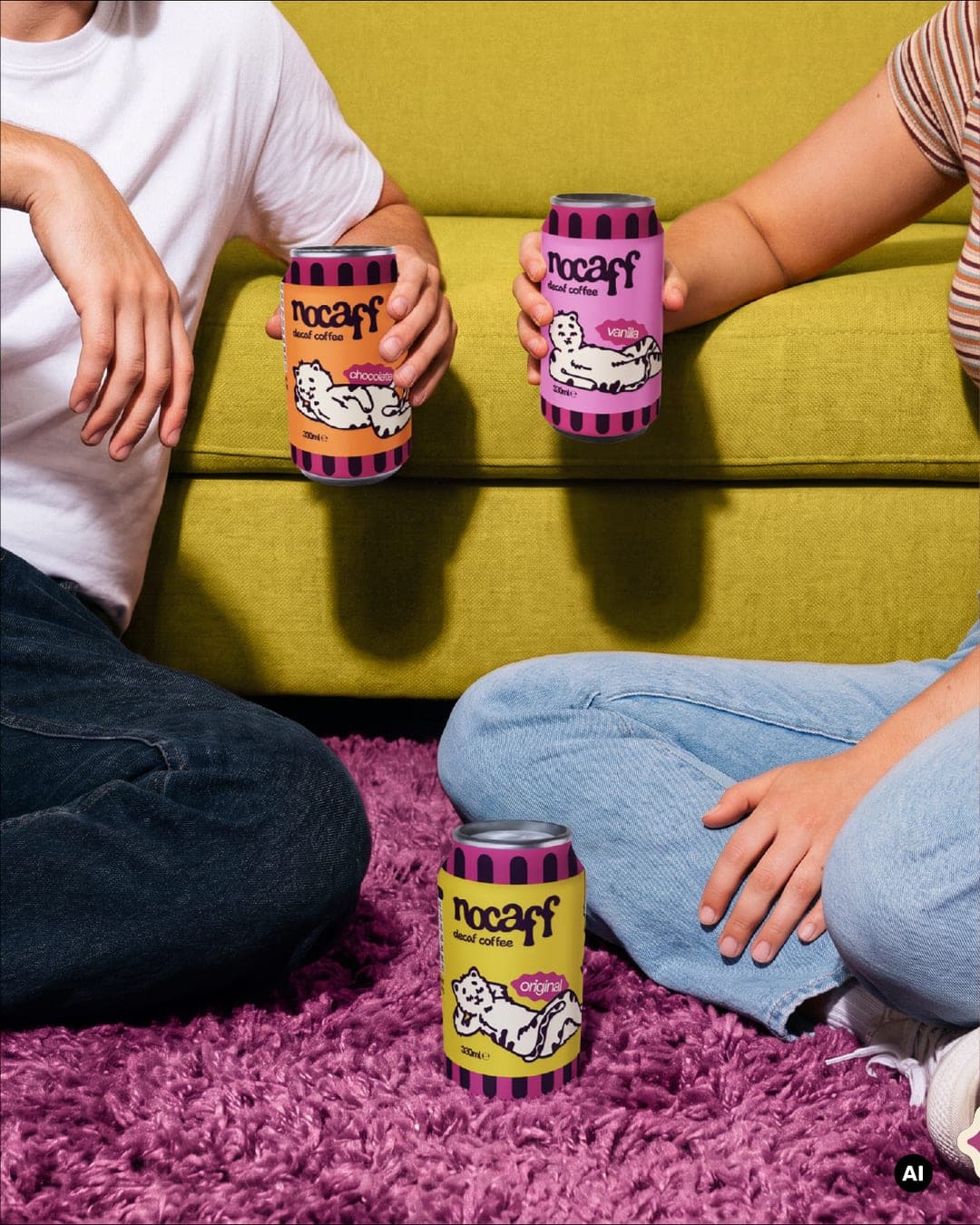 nocaff - Decaf Coffee Branding