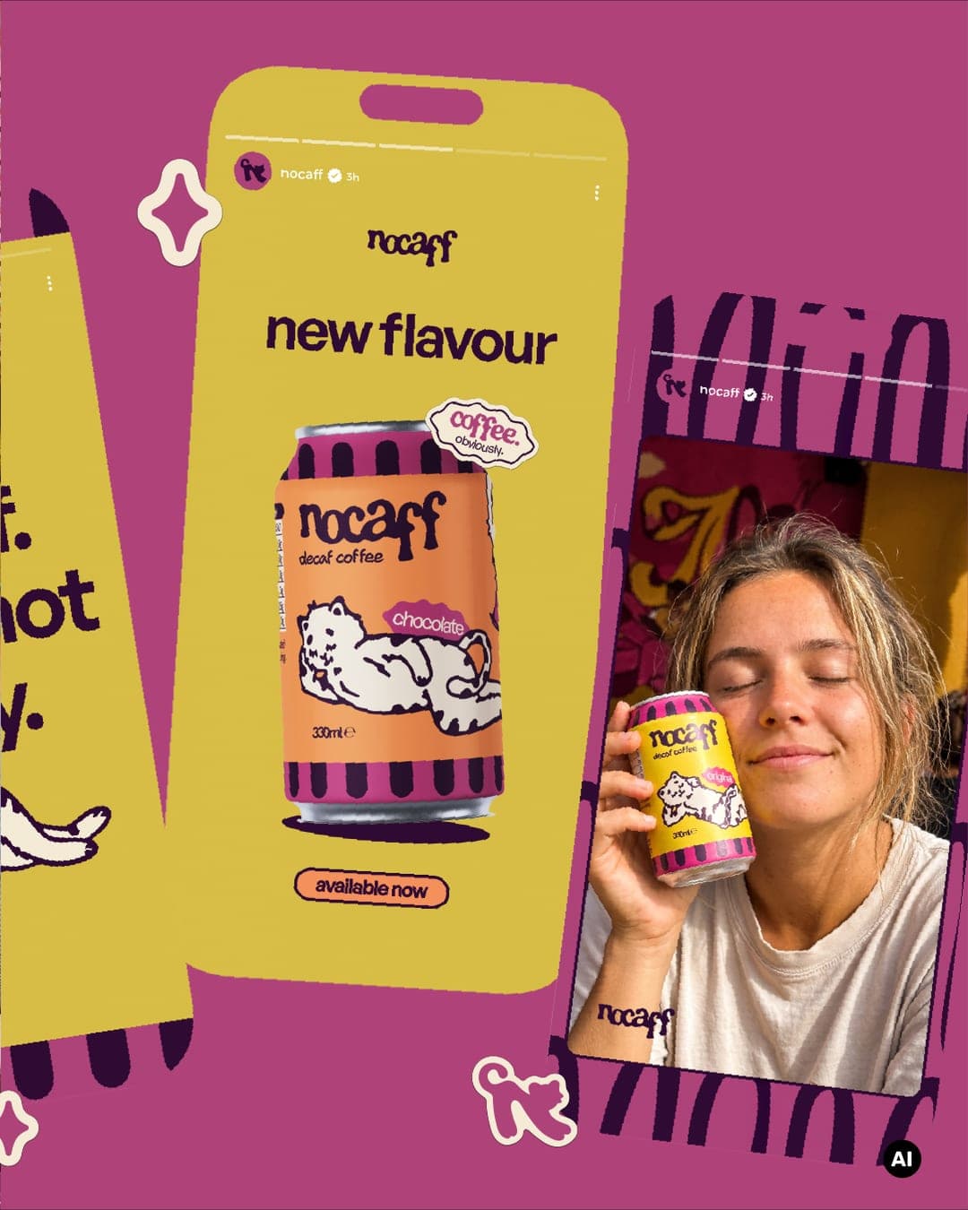 nocaff - Decaf Coffee Branding
