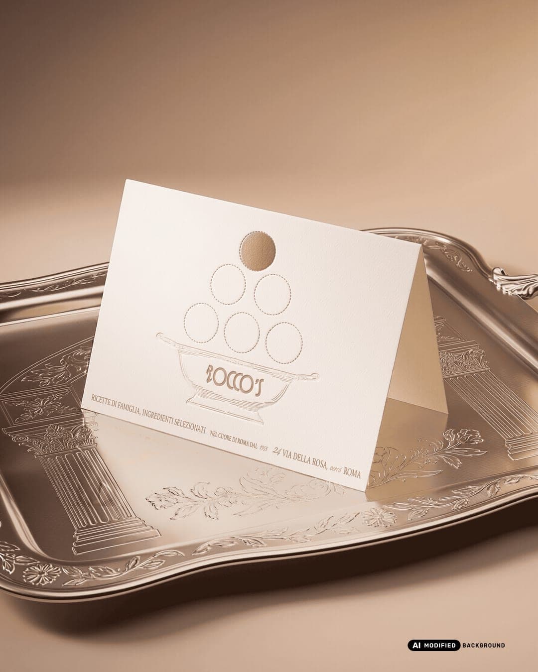 Rocco's – Hospitality & Travel identity by Helocrene, additional view 5 of 10, AI MODIFIED · background