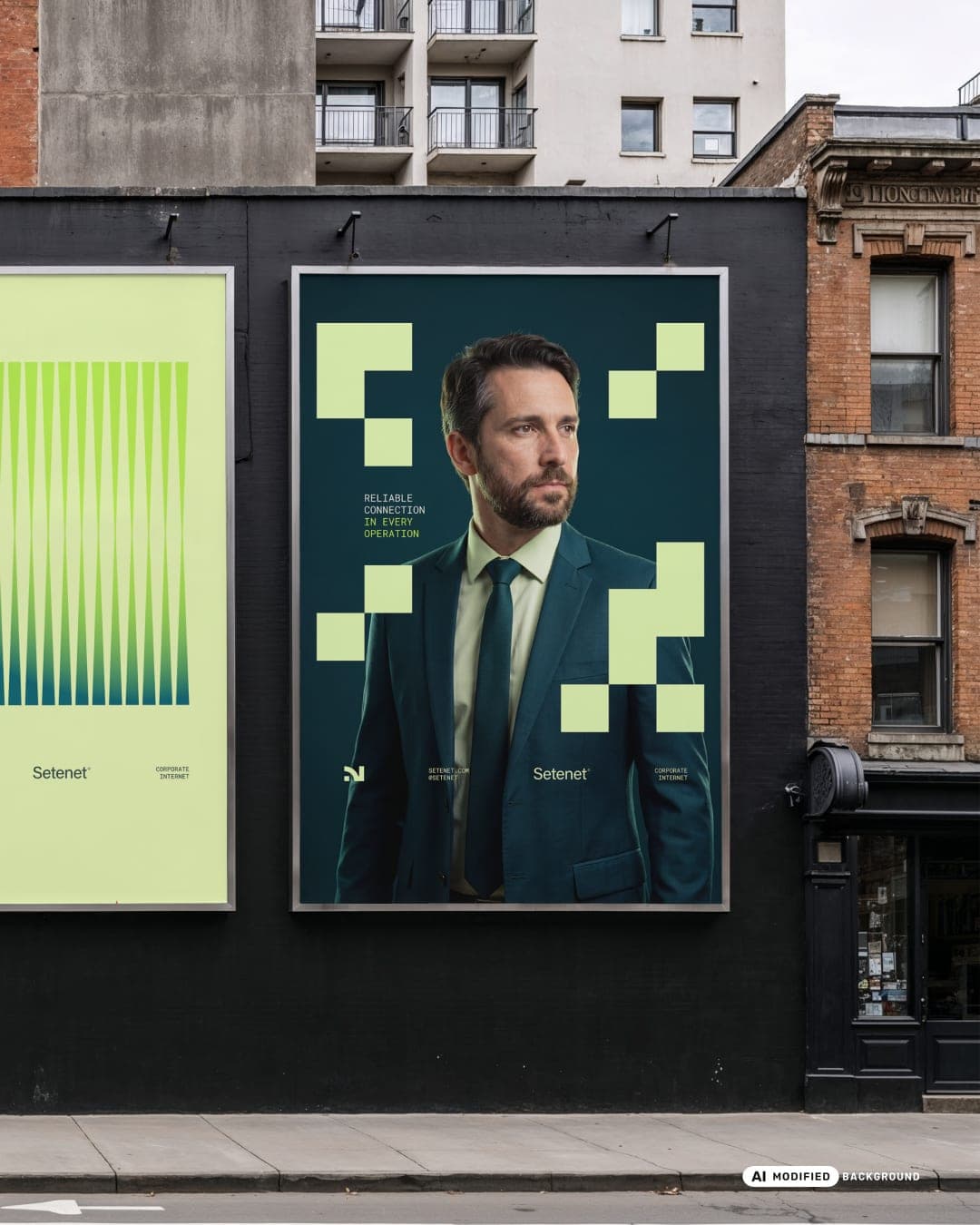 Setenet – Technology identity by Estúdio Reven, additional view 8 of 10, AI MODIFIED · background