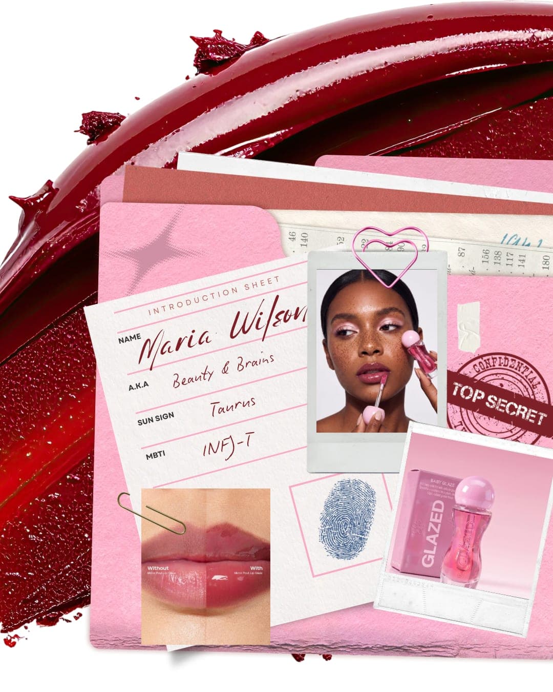 Glazed Lip Oil – Beauty & Personal Care identity by Marence Studio, additional view 6 of 7
