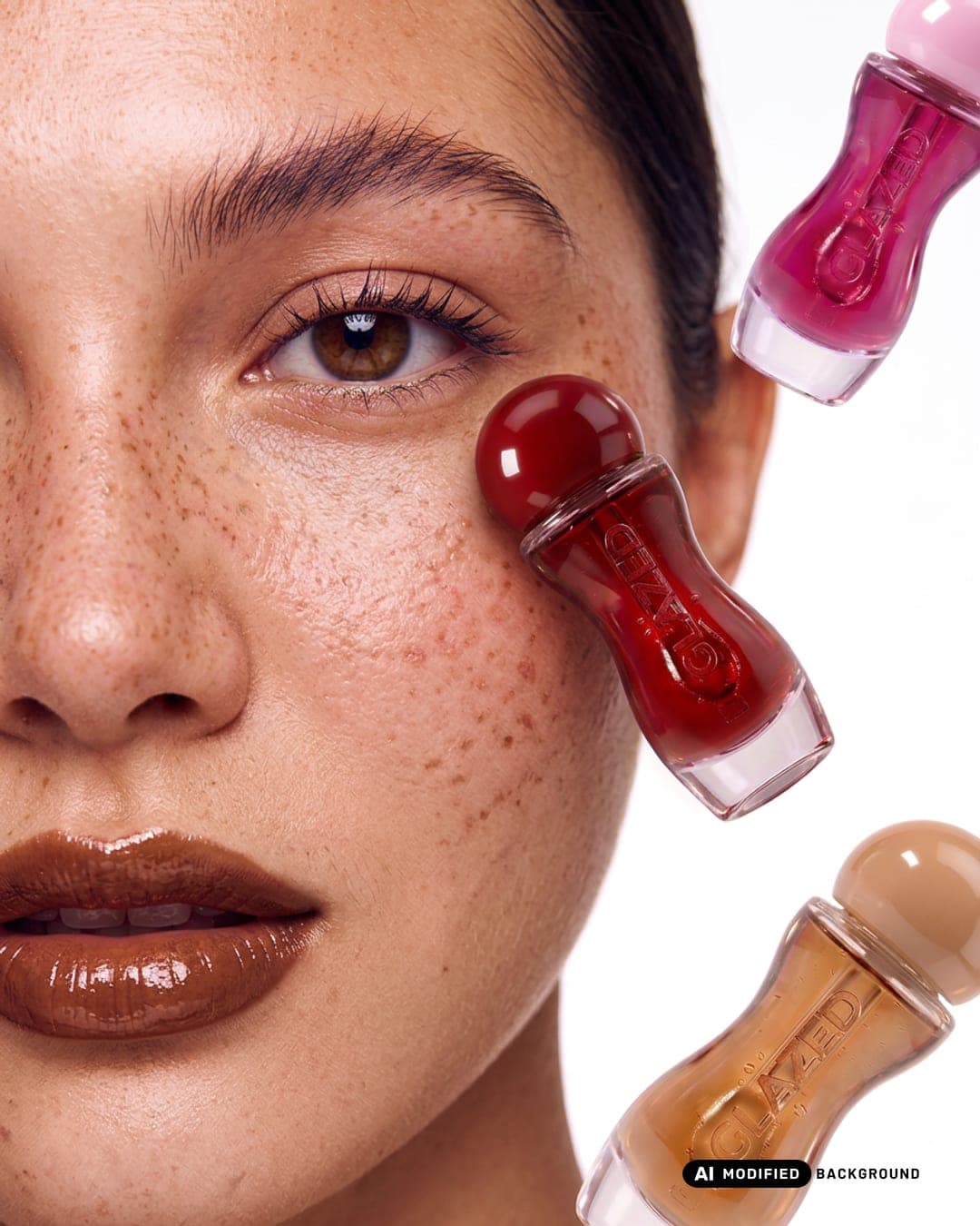 Glazed Lip Oil – Beauty & Personal Care identity by Marence Studio, additional view 3 of 7, AI MODIFIED · background
