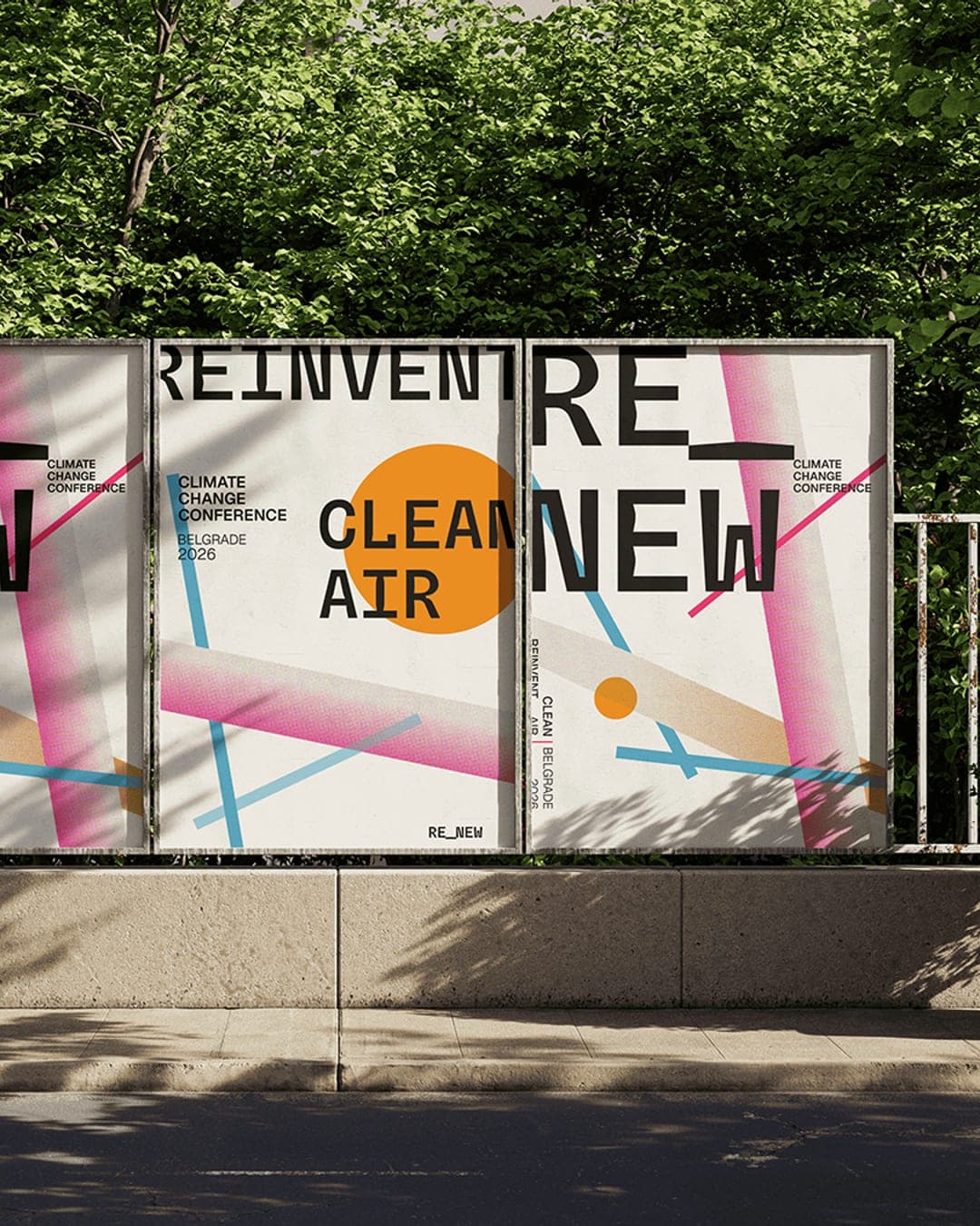 RE_NEW Climate Conference Brandind