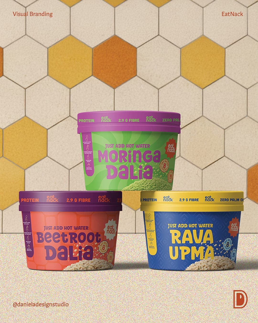 EatNack – Food & Beverage identity by Danieladesignstudio, additional view 2 of 5