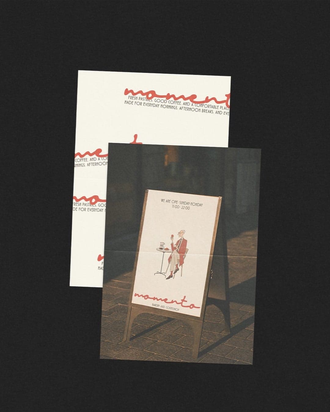 Momento - Bakery and Cafe Brand Identity