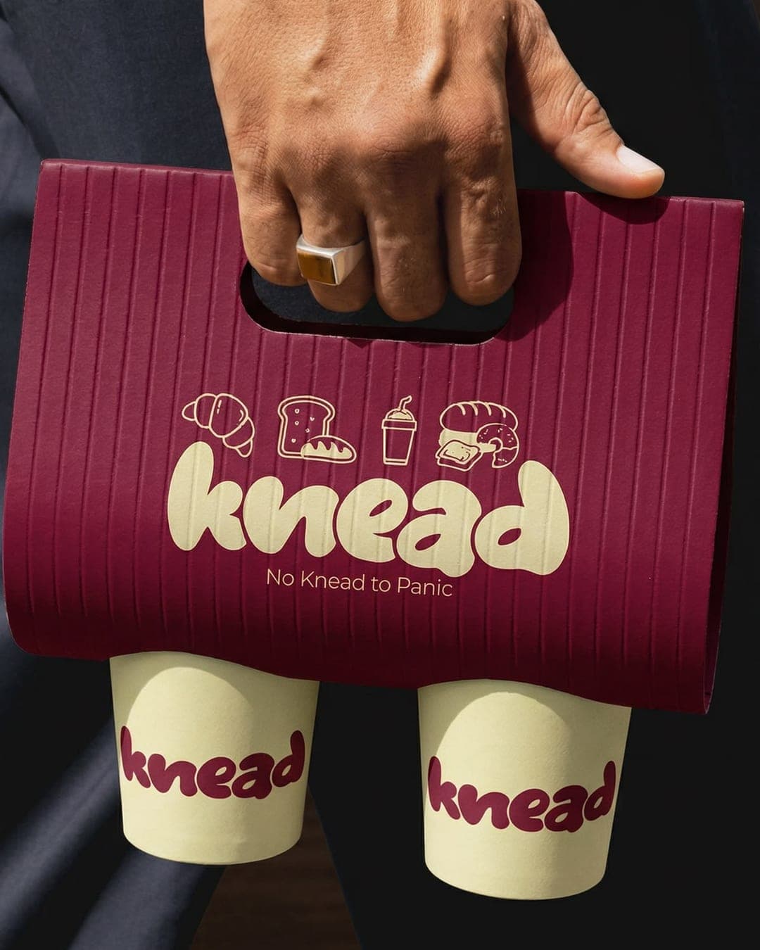 Knead Bakery Brand – Food & Beverage identity by yoursloudly