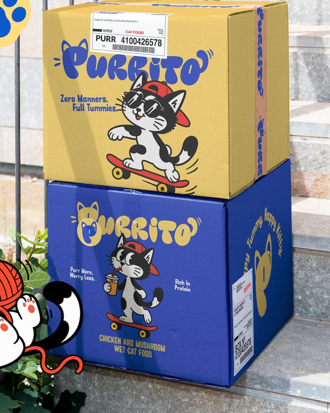 PURRITO - BRANDING – Health & Wellness identity by tenvr, additional view 3 of 6
