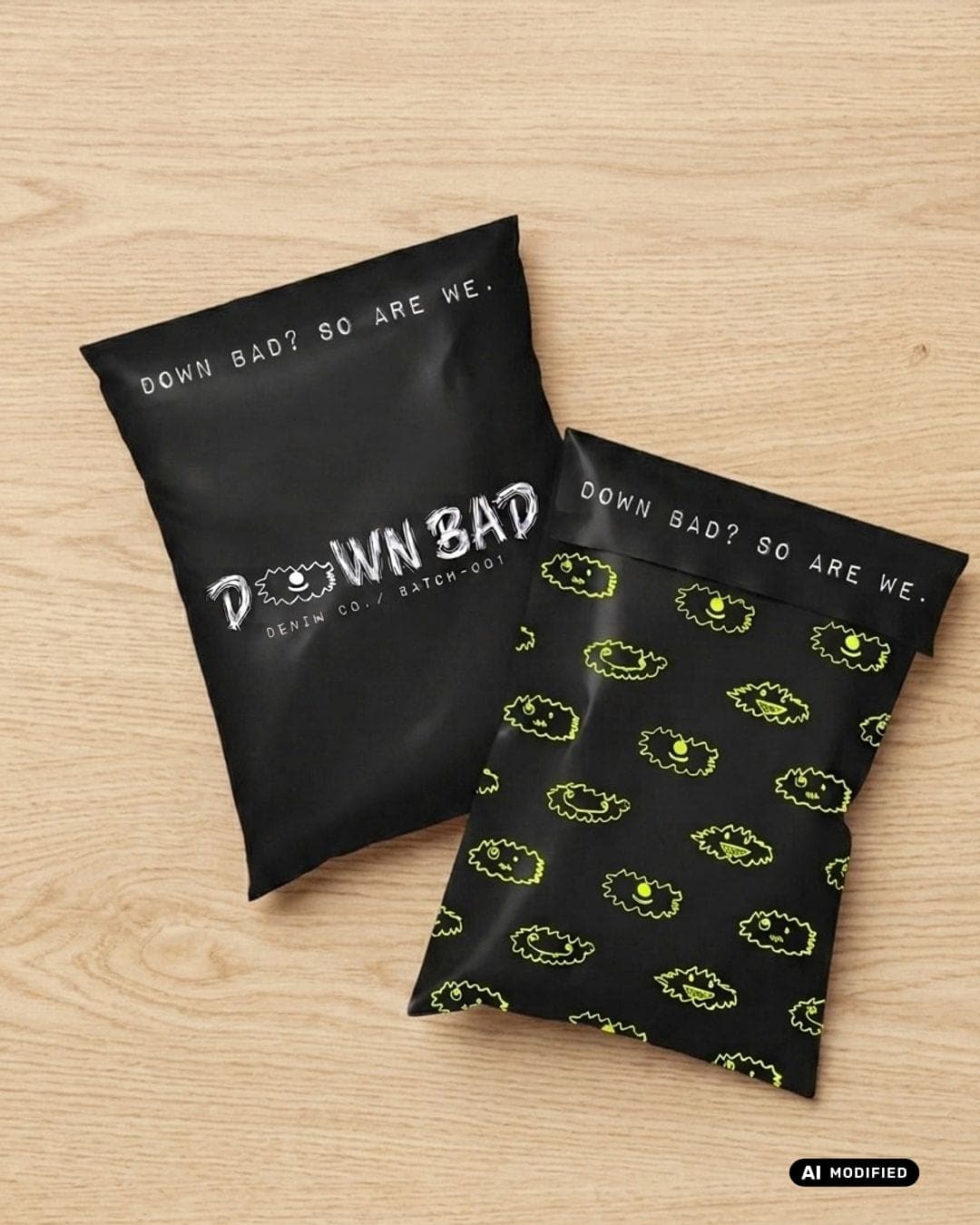 Down Bad – Fashion & Apparel identity by Meera Vijay, additional view 5 of 7, AI MODIFIED