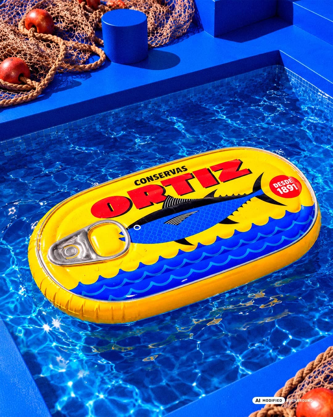 ORTIZ – Food & Beverage identity by Borja Menez, additional view 5 of 10, AI MODIFIED · background