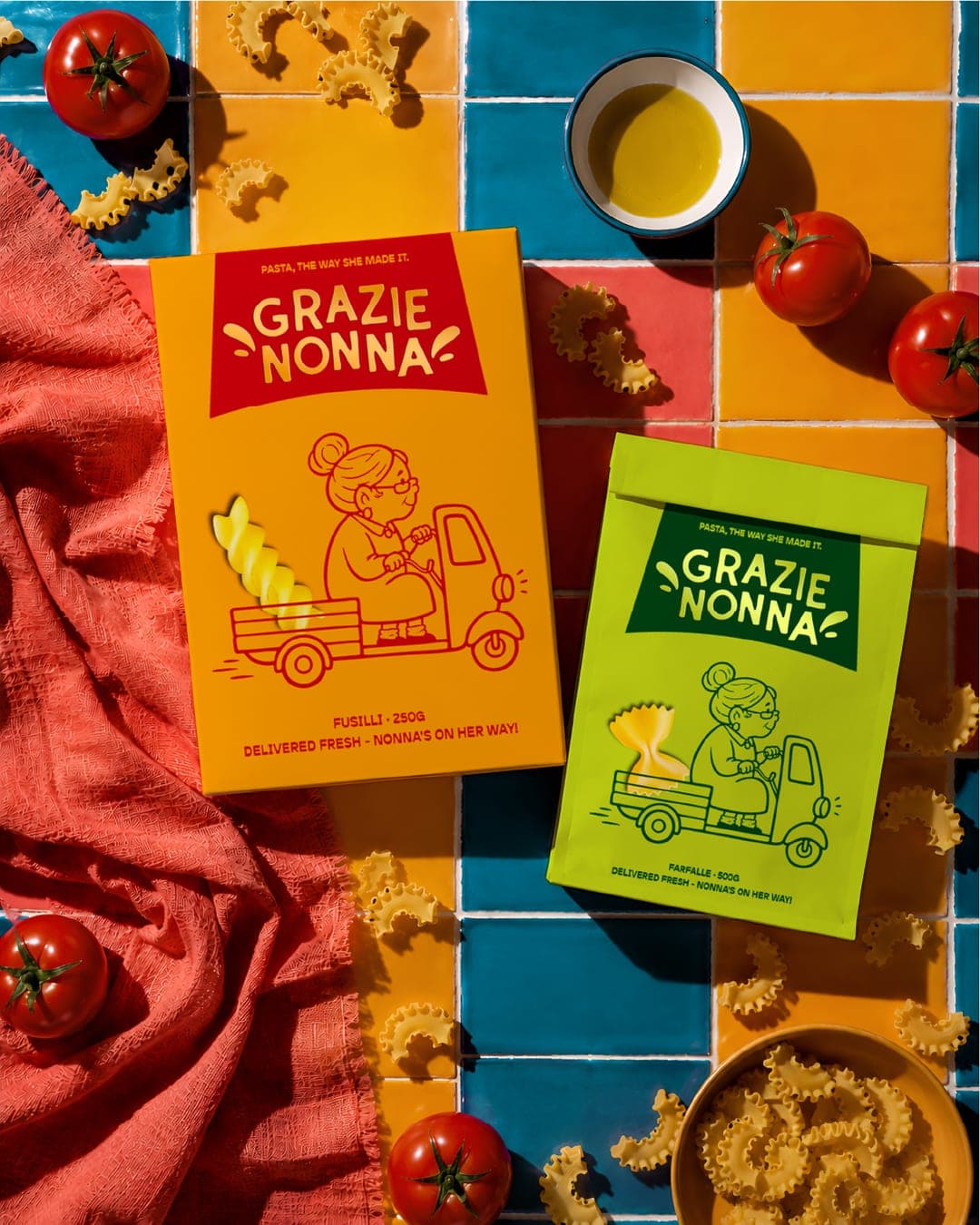 Grazie Nonna – Food & Beverage identity by Aleena Sultana