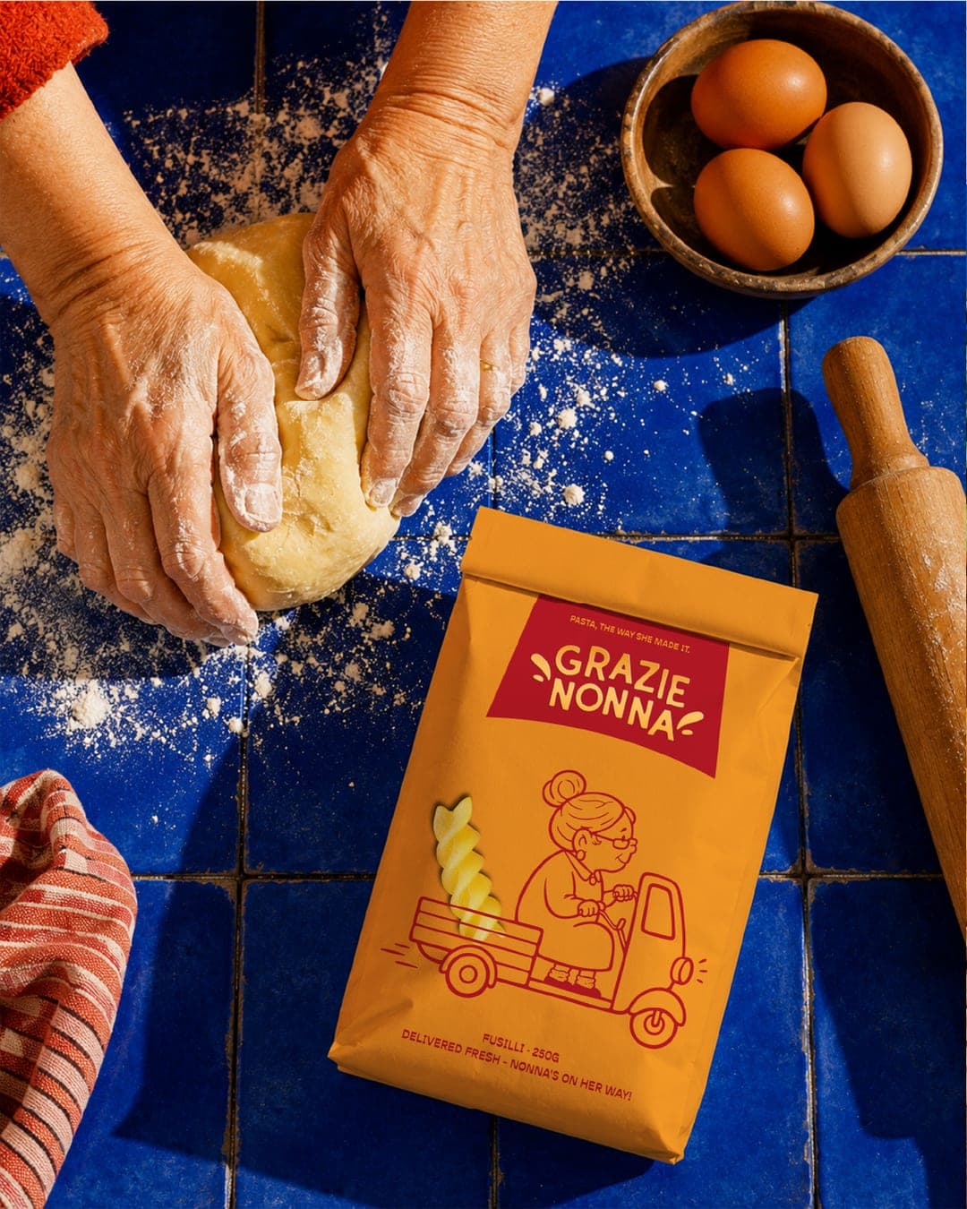 Grazie Nonna – Food & Beverage identity by Aleena Sultana, additional view 3 of 7