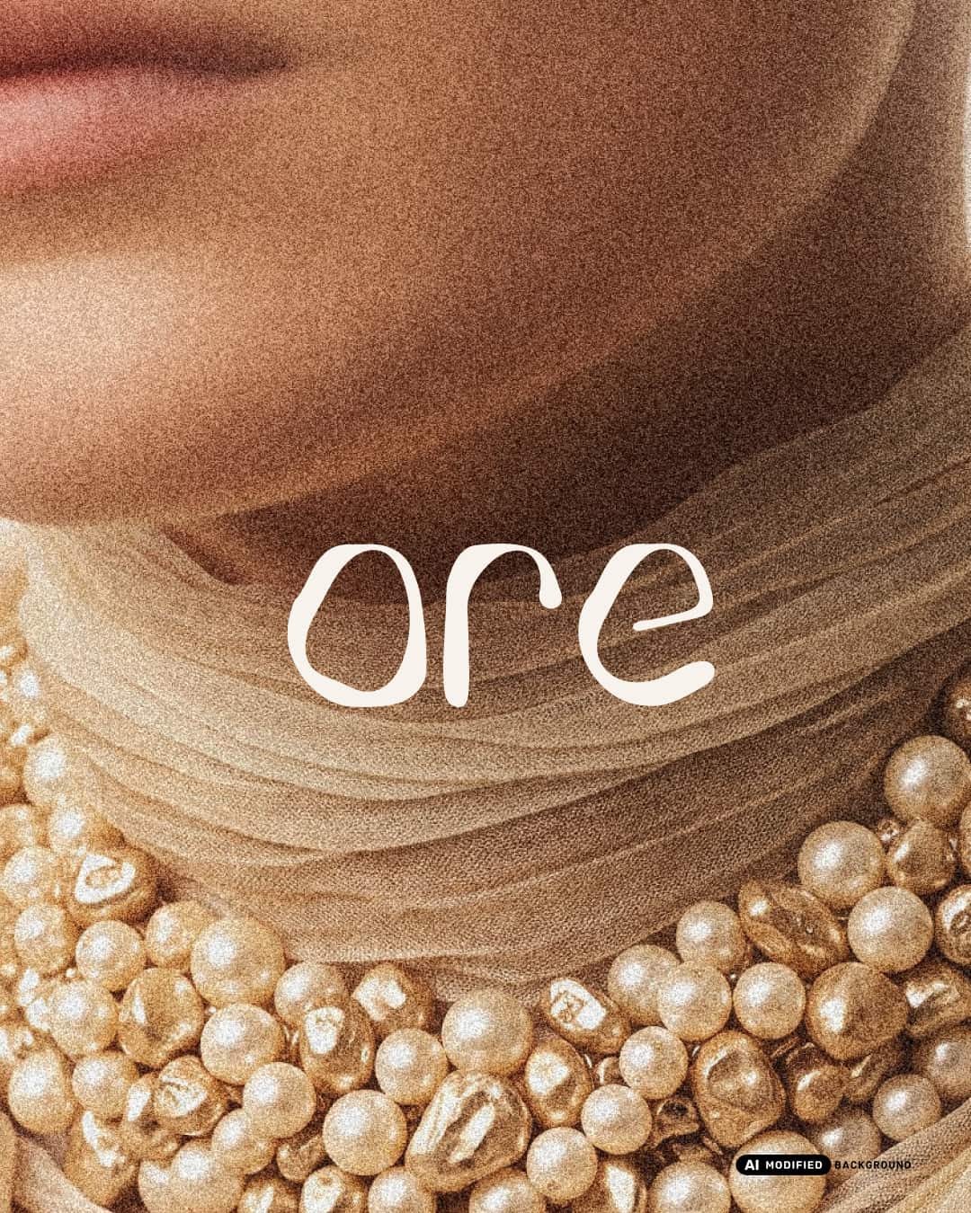 Ore – Fashion & Apparel identity by Sand design, AI MODIFIED · background